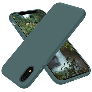 iPhone XR sage green phone case
